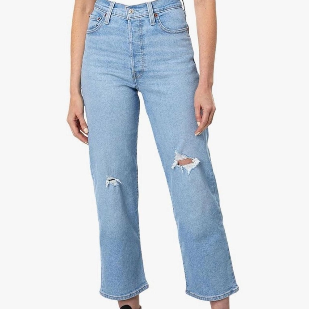 Levi Ribcage ankle straight jeans